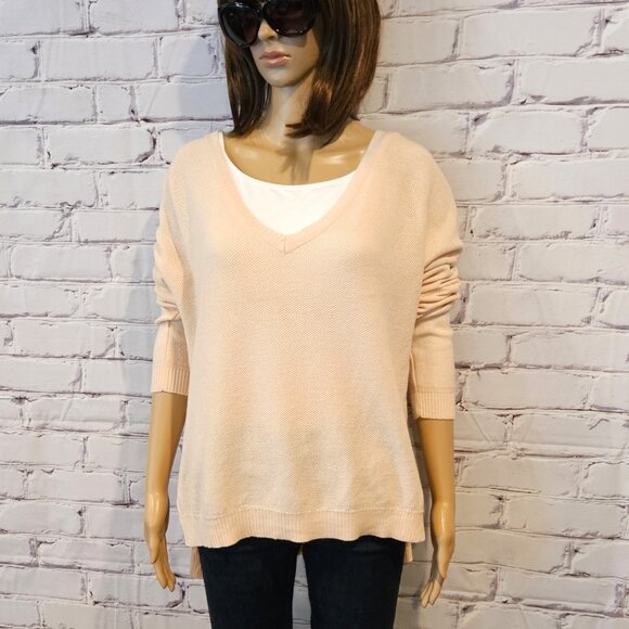 JOIE - Wool/cashmere blend long sleeve v-neck knit sweater - Picture 4 of 8